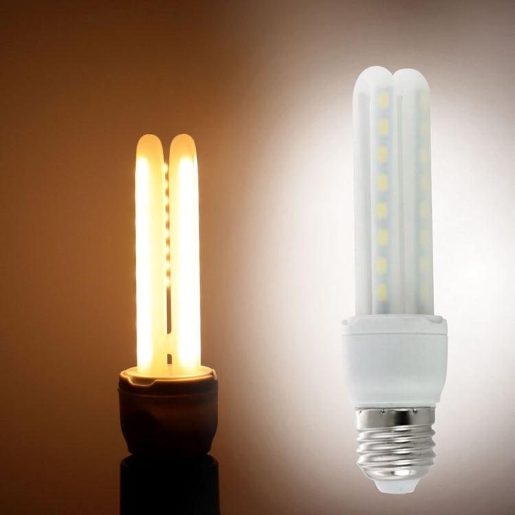 E27 2U Shape Frosted Cover 8W Corn Light Bulb, 32 LED SMD 5730, 640-720LM, W