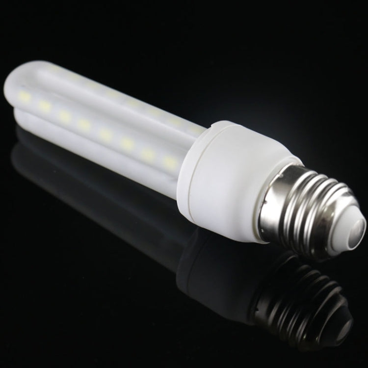 E27 2U Shape Frosted Cover 8W Corn Light Bulb, 32 LED SMD 5730, 640-720LM, W