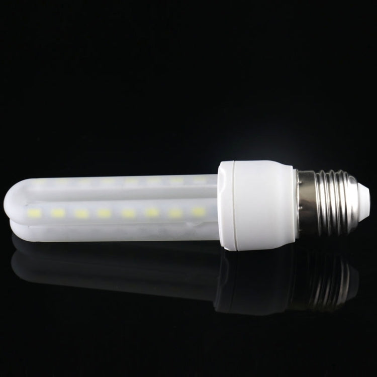 E27 2U Shape Frosted Cover 8W Corn Light Bulb, 32 LED SMD 5730, 640-720LM, W