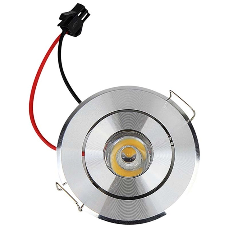 YouOKLight 1W 000LM Down Light Ceiling Lights Bulb, 1 High Power LED, Warm White Light, with Power Driver, AC 90-265V, Hole Size: 55mm
