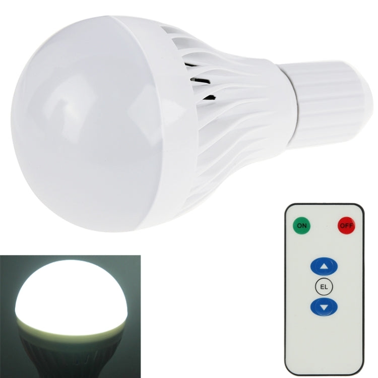 5W-7W Rechargeable LED Emergency Bulb Light, E26 / E27 / B22 LED Magic Bulb with Remote Controller (Default Delivery E27 Bulb Base, Need E26 or B22, Must Make a Note on the Order)