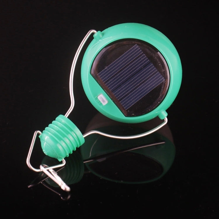 500mAh 7-LED Waterproof Solar Light Bulb Portable Energy Saving Outdoor Lamp(Green)