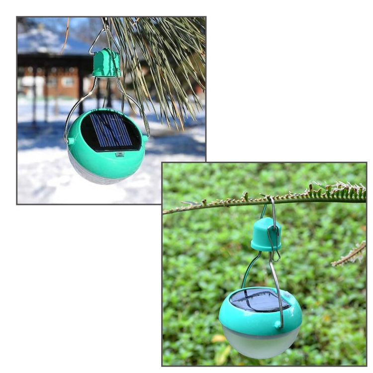 500mAh 7-LED Waterproof Solar Light Bulb Portable Energy Saving Outdoor Lamp(Green)