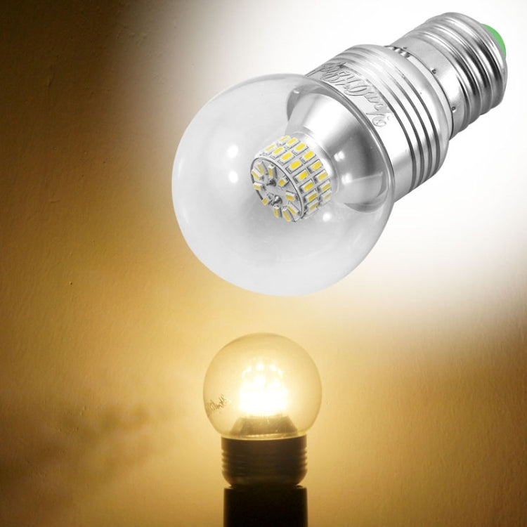 YouOKLight E27 5W 500LM 50 LED SMD-3014 Warm White Light Globe Bulb Lamp, AC 85-265V
