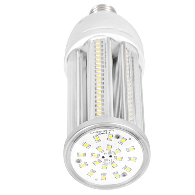 LED-6034 E27 24W Corn Light Bulb, 140 LED 2835 SMD, 2040-2280LM, White Light, AC 90-260V