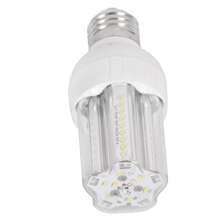 LED-6020 E27 5W Corn Light Bulb, 54 LED 3014 SMD, 400-450LM, White Light, AC 90-260V