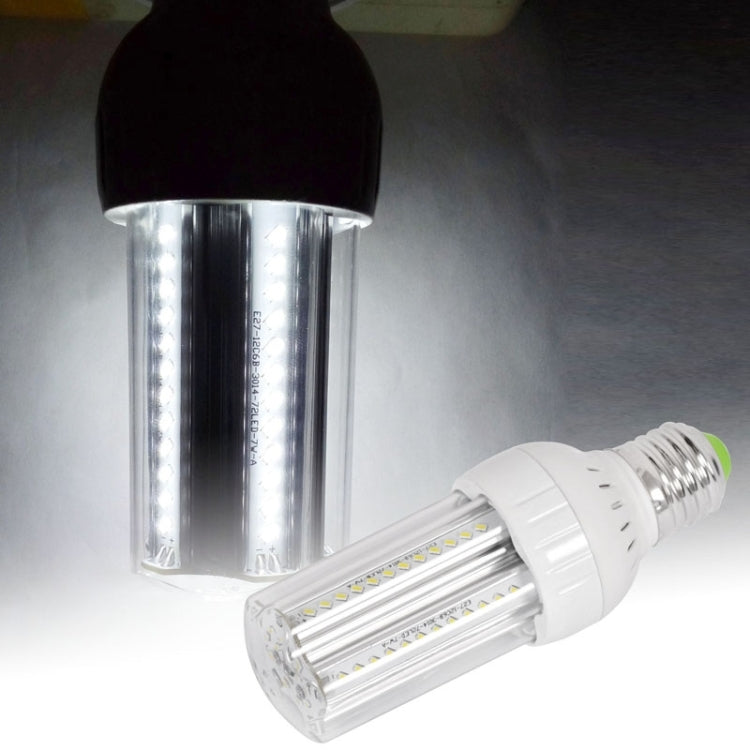 LED-6021 E27 7W Corn Light Bulb, 72 LED 3014 SMD, 560-630LM, White Light, AC 90-260V