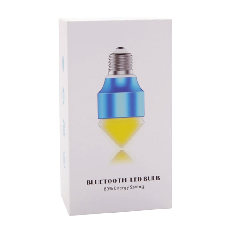 E27 6W Smart LED Light Bulbs Lamp, 400-450LM RGB+Warm White Light, AC 100-240V, Bluetooth, Compatible with iOS, Android
