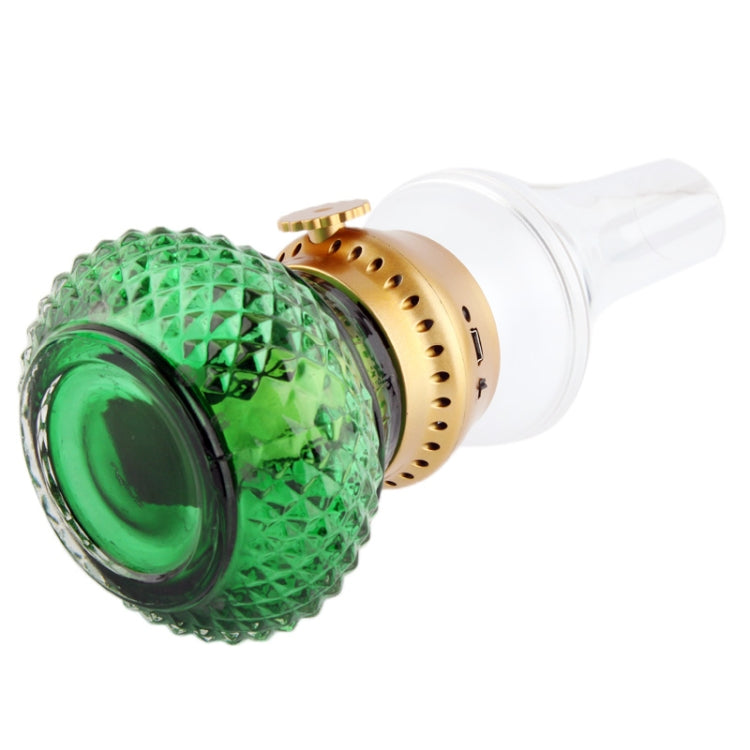 Retro Blowing Control Kerosene Candle Lamp, USB Rechargeable Classic Blow LED Lamp, YGH-515(Green)