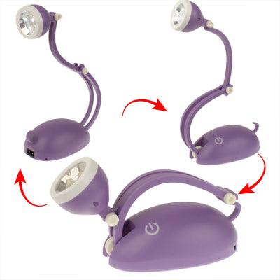 3-LED Changeable & Folding Touch Table Lamp or Flashlight