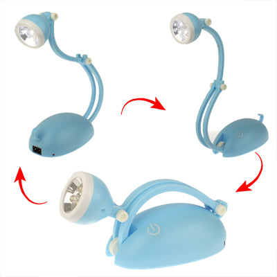 3-LED Changeable & Folding Touch Table Lamp or Flashlight
