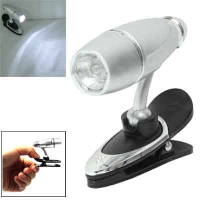Mini Clip-on LED Light(Silver)