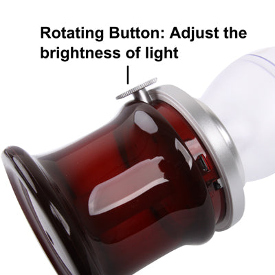 YGH-390 USB Blow LED Lamp, Built-in Rechargeable Battery, Size: 25.5 x 9.7 x 9.7cm