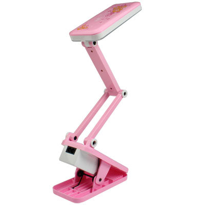 Portable Folding Adjustable Light Electric LED  Lamp, 24 LED, 2W, Rechargeable, Clip Type