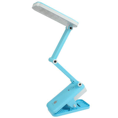 Portable Folding Adjustable Light Electric LED  Lamp, 24 LED, 2W, Rechargeable, Clip Type