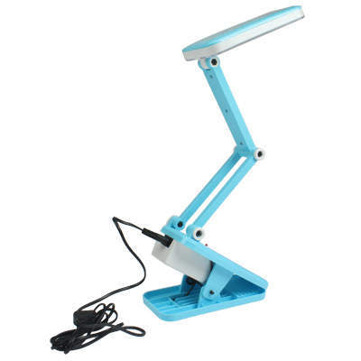 Portable Folding Adjustable Light Electric LED  Lamp, 24 LED, 2W, Rechargeable, Clip Type