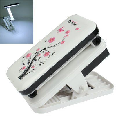 Portable Folding Adjustable Light Electric LED  Lamp, 24 LED, 2W, Rechargeable, Clip Type