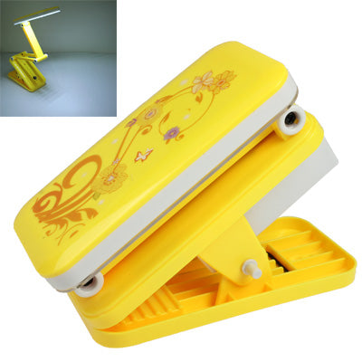 Portable Folding Adjustable Light Electric LED  Lamp, 24 LED, 2W, Rechargeable, Clip Type