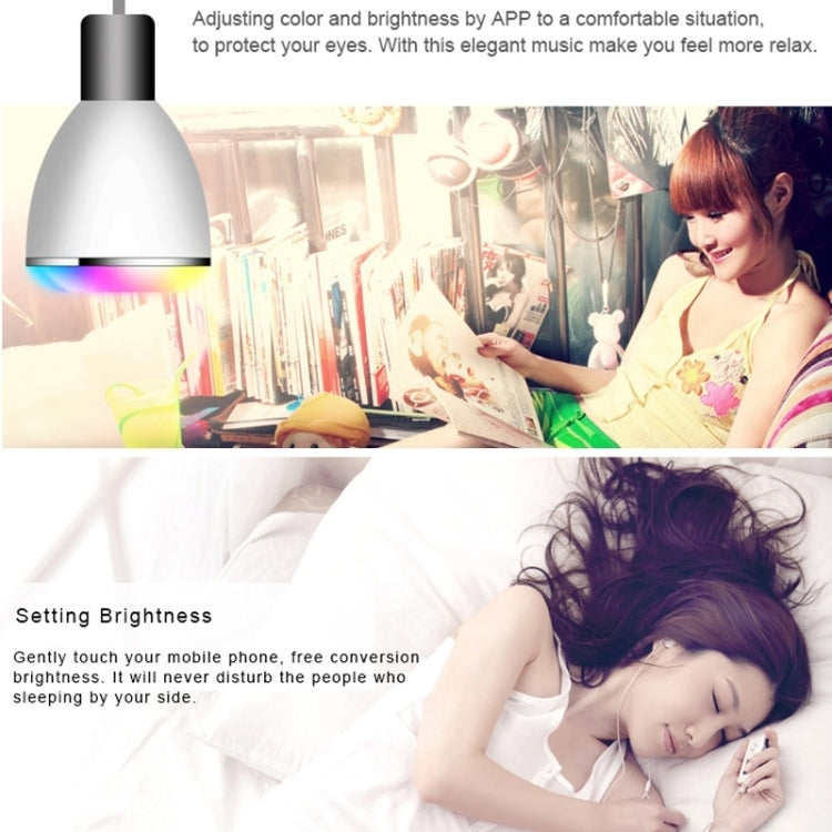 BL08A 6W Cool White Light Bluetooth Smart LED Bulb