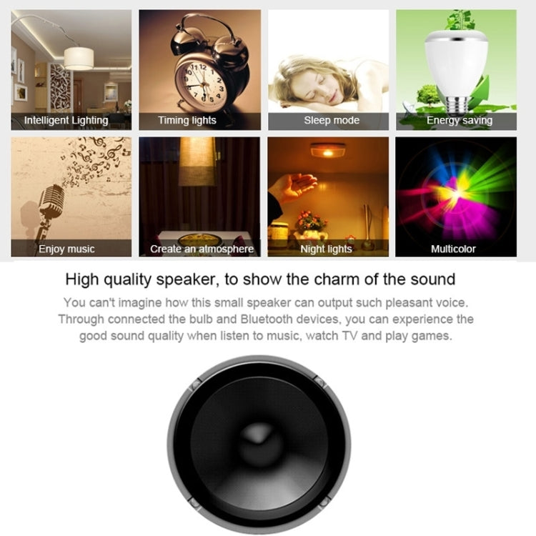 BL08A 6W Cool White Light Bluetooth Smart LED Bulb