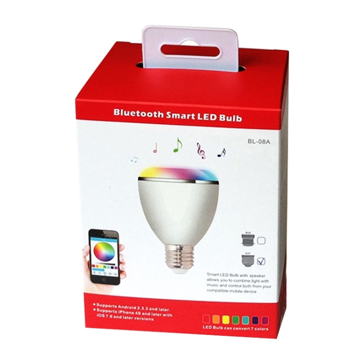 BL08A 6W Cool White Light Bluetooth Smart LED Bulb