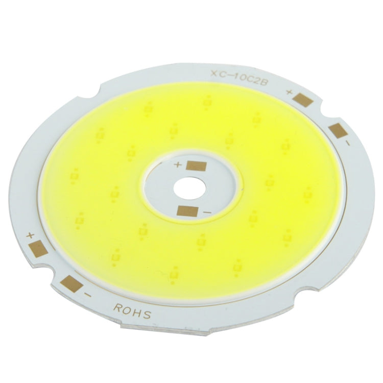 10W White Light LED Light Lamp Bead, DC 32-36V / 300mA, Diameter: 54mm