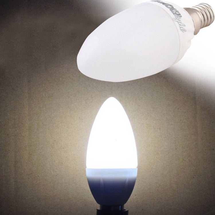 YouOKLight E14 4W 320LM 3000K Warm White 6 LED SMD 5730 Ceramic Candle Light Bulb, AC 85-265V