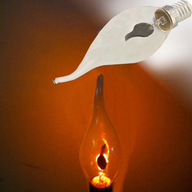 YouOKLight E14 1.6W Flame-Shaped LED Globe Bulb Lamp, 120LM High Power, Red Light, AC 220V