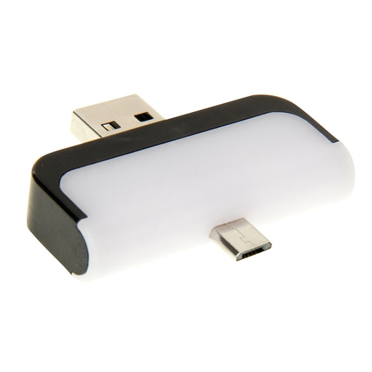 1.2W 2 in 1 Micro USB to USB 2.0 Charger Adapter & Mini USB LED Night Light Lamp