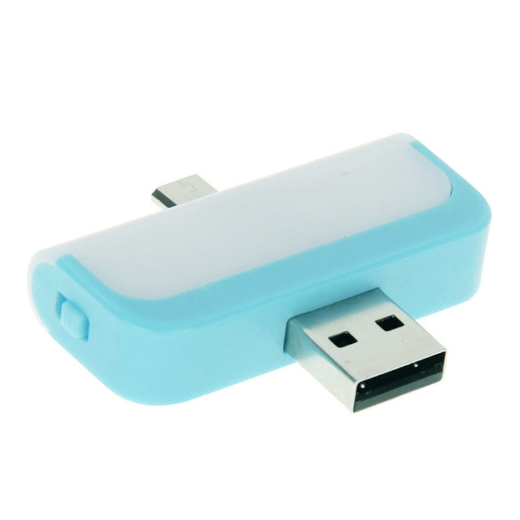 1.2W 2 in 1 Micro USB to USB 2.0 Charger Adapter & Mini USB LED Night Light Lamp