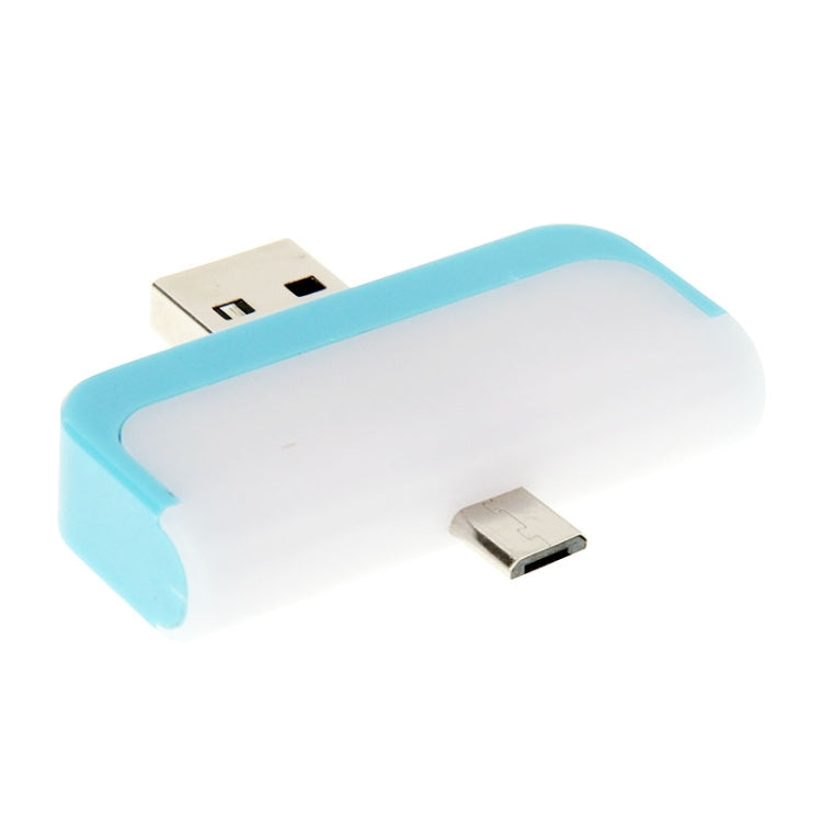1.2W 2 in 1 Micro USB to USB 2.0 Charger Adapter & Mini USB LED Night Light Lamp
