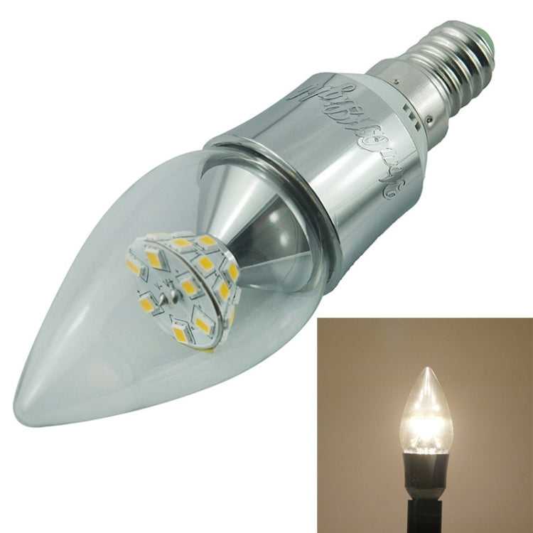YouOKLight E14 5W 500LM 3000K Warm White Light 25 LED SMD 2835 Light Candle Bulbs Lamp, AC 85-265V