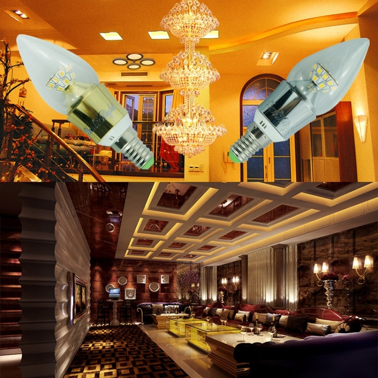 YouOKLight E14 5W 500LM 3000K Warm White Light 25 LED SMD 2835 Light Candle Bulbs Lamp, AC 85-265V