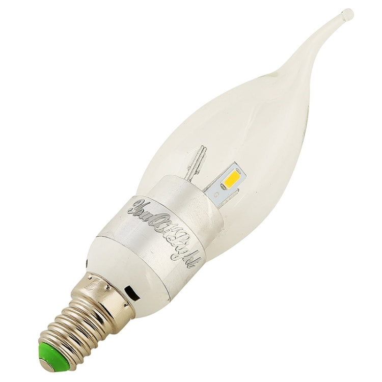 YouOKLight E14 3W 240LM Light Candle Bulbs Lamp, 3000K Warm White Light, 6 LED SMD 5730, AC 85-265V