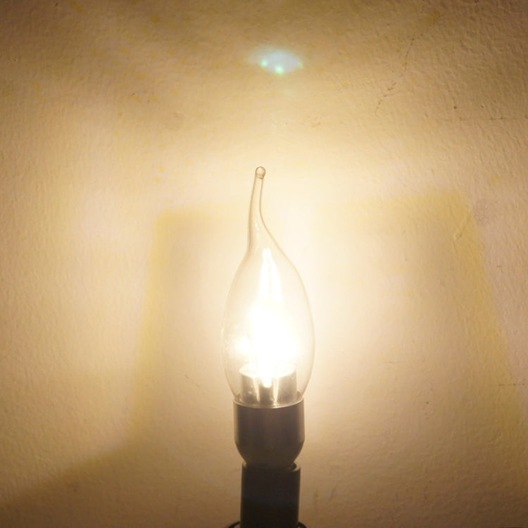 YouOKLight E14 3W 240LM Light Candle Bulbs Lamp, 3000K Warm White Light, 6 LED SMD 5730, AC 85-265V