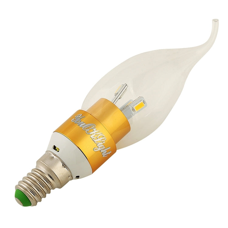 YouOKLight E14 3W 240LM 3000K Warm White Light 6 LED SMD 5730 Light Candle Bulbs Lamp, AC 85-265V