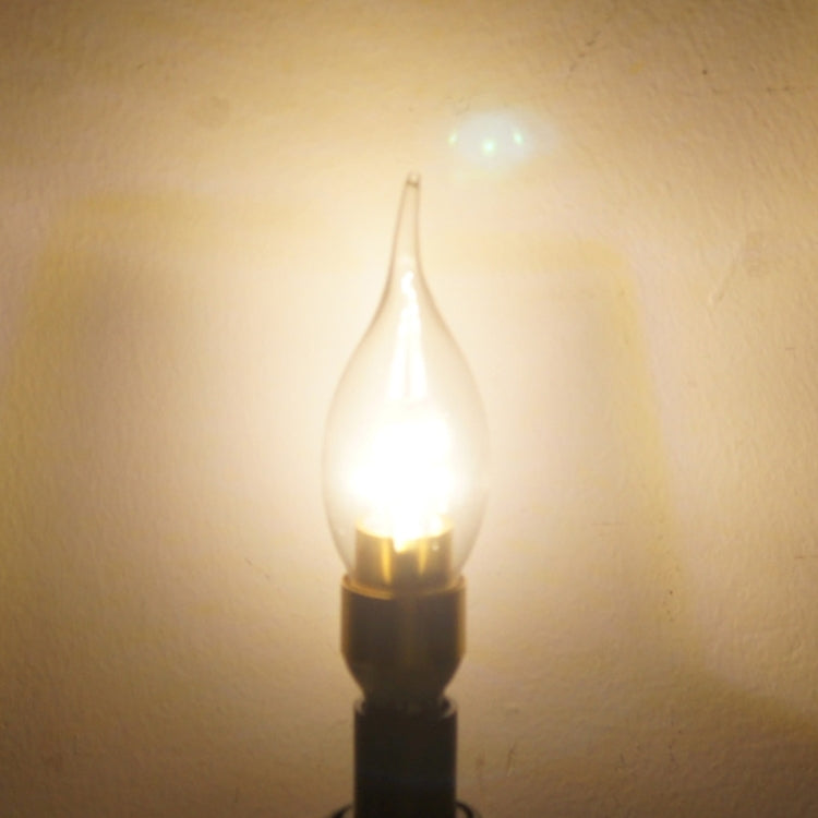 YouOKLight E14 3W 240LM 3000K Warm White Light 6 LED SMD 5730 Light Candle Bulbs Lamp, AC 85-265V