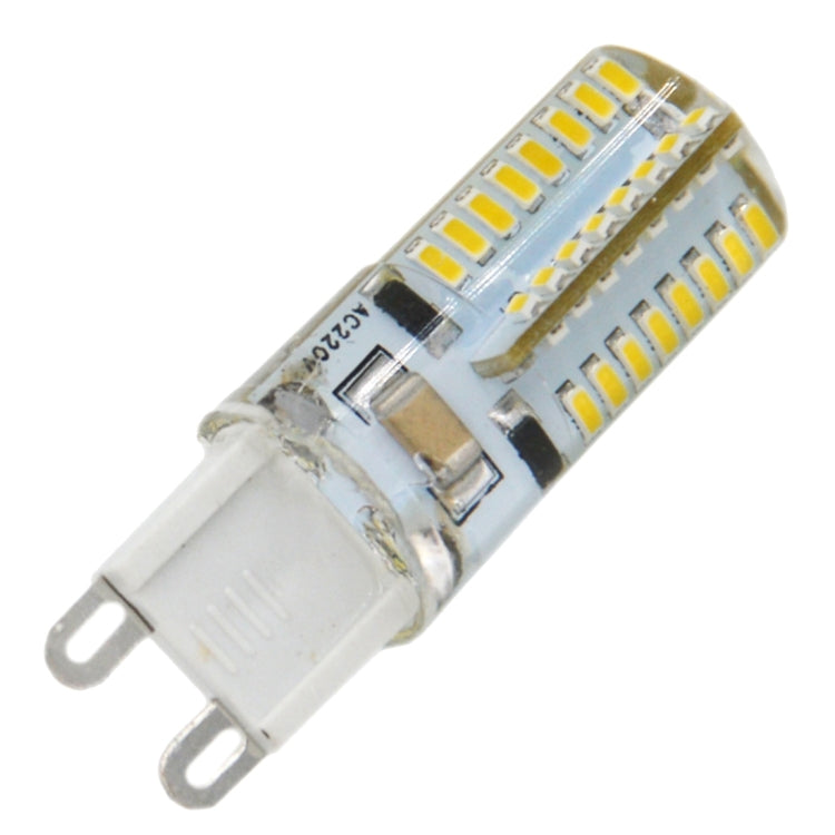 G9 4W 210LM  Silicone Corn Light Bulb, 64 LED SMD 3014, W