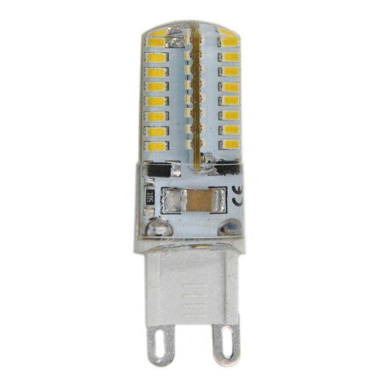 G9 4W 210LM  Silicone Corn Light Bulb, 64 LED SMD 3014, W