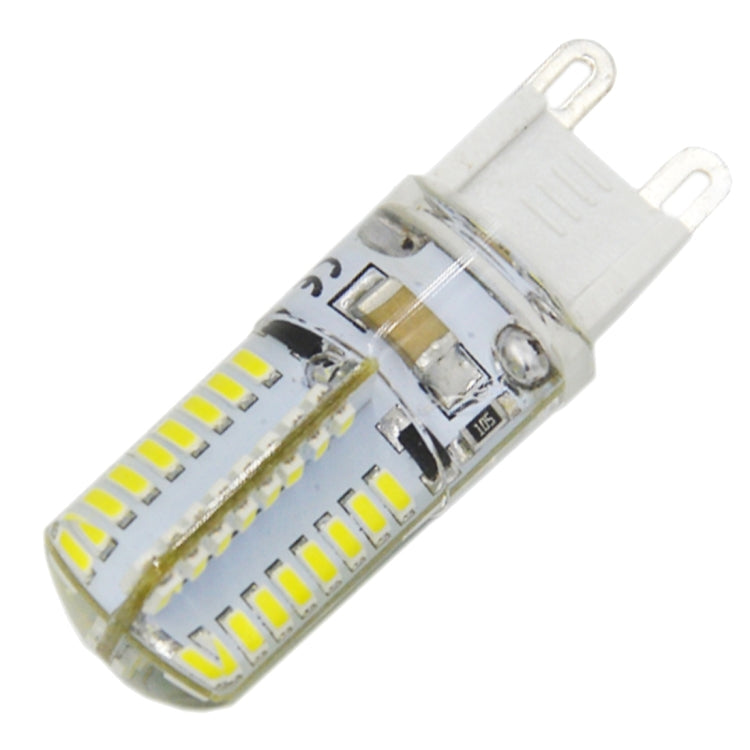 G9 4W 210LM  Silicone Corn Light Bulb, 64 LED SMD 3014, W