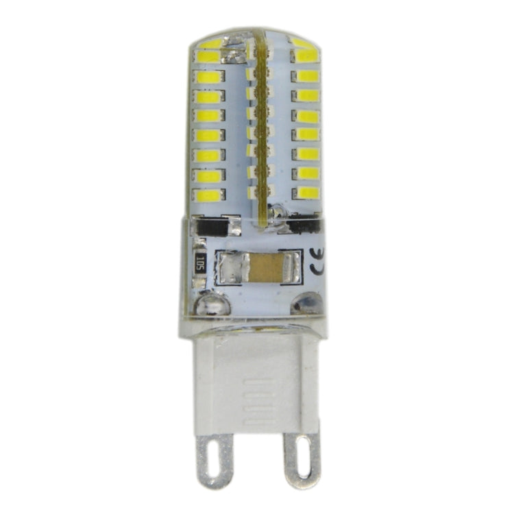G9 4W 210LM  Silicone Corn Light Bulb, 64 LED SMD 3014, W