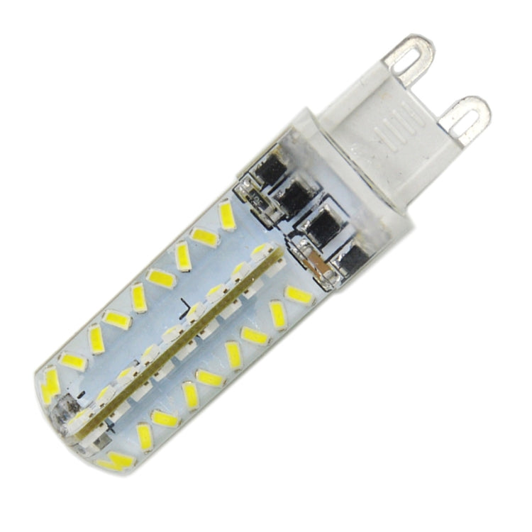 G9 5W 450LM 72 LED SMD 3014 Dimmable Silicone Corn Light Bulb, AC 220V