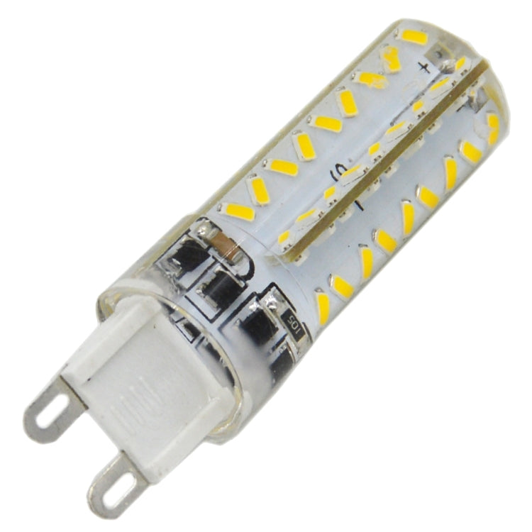 G9 5W 450LM 72 LED SMD 3014 Dimmable Silicone Corn Light Bulb, AC 220V