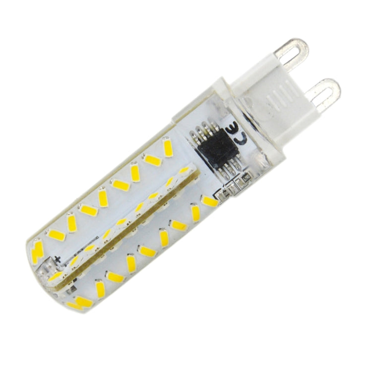 G9 5W 450LM 72 LED SMD 3014 Dimmable Silicone Corn Light Bulb, AC 220V