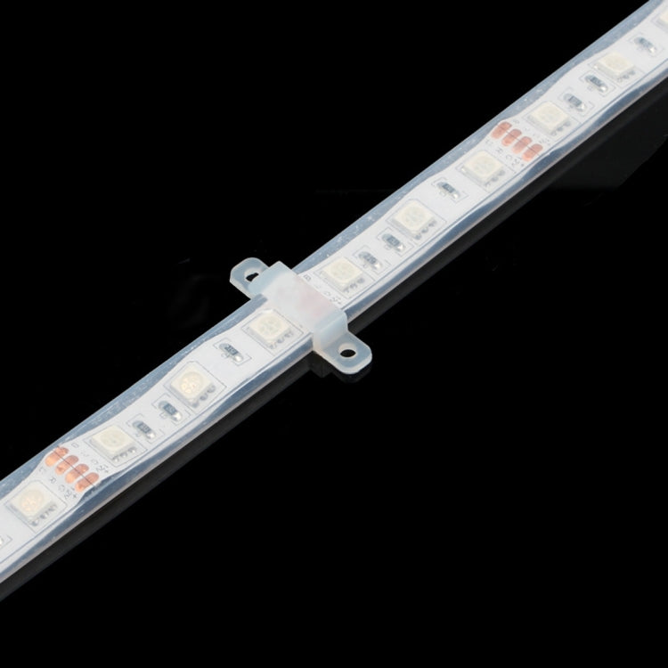 100 PCS 10mm Width Silicone Clip for Fixing SMD 5050 / SMD 3528 LED Strip