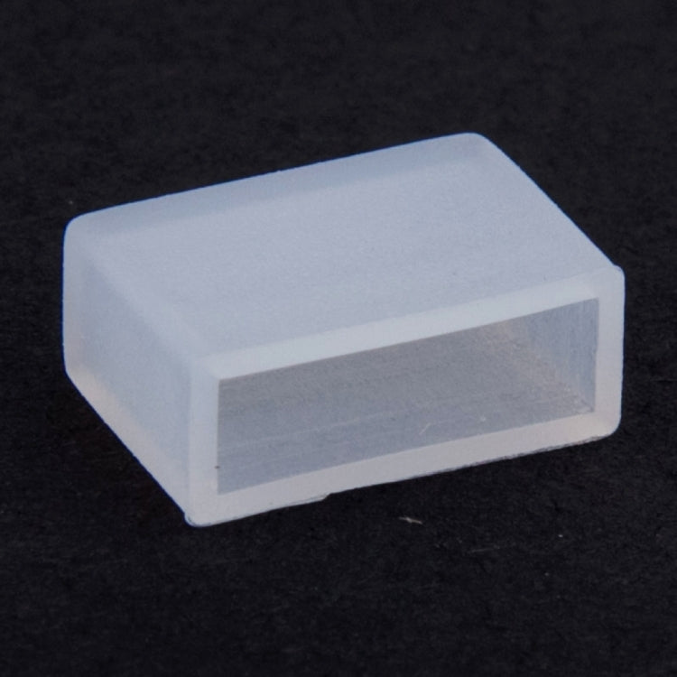 100 PCS 13mm Width Silicone End Cap for Casing SMD LED Strip