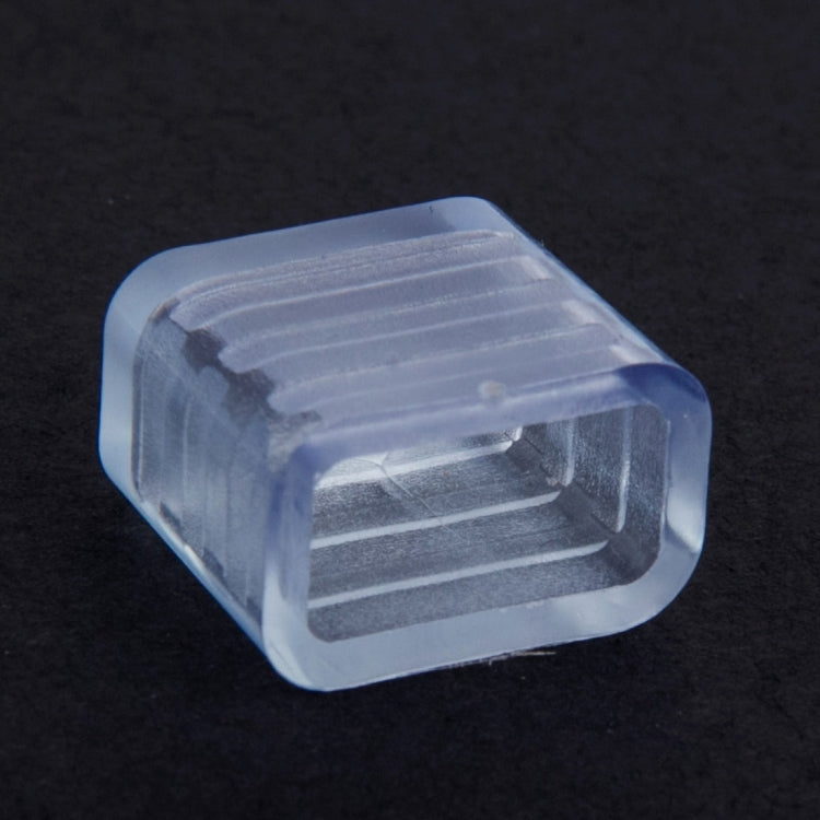100 PCS 15mm Width Plastic End Cap for Casing SMD LED Strip