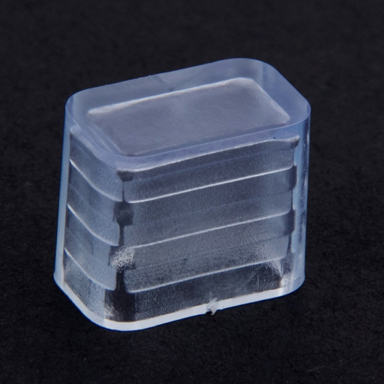 100 PCS 15mm Width Plastic End Cap for Casing SMD LED Strip