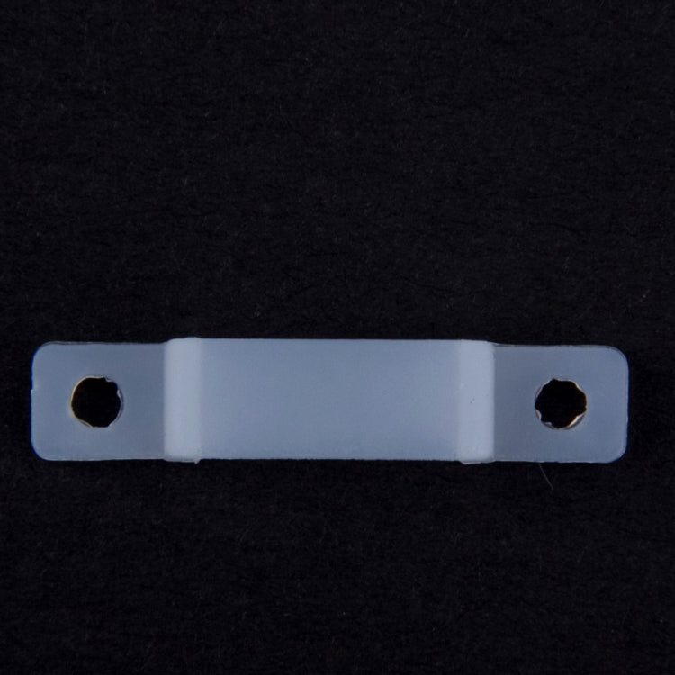 100 PCS 12mm Width Silicone Clip for Fixing Casing SMD 5050 / SMD 3528 LED Strip
