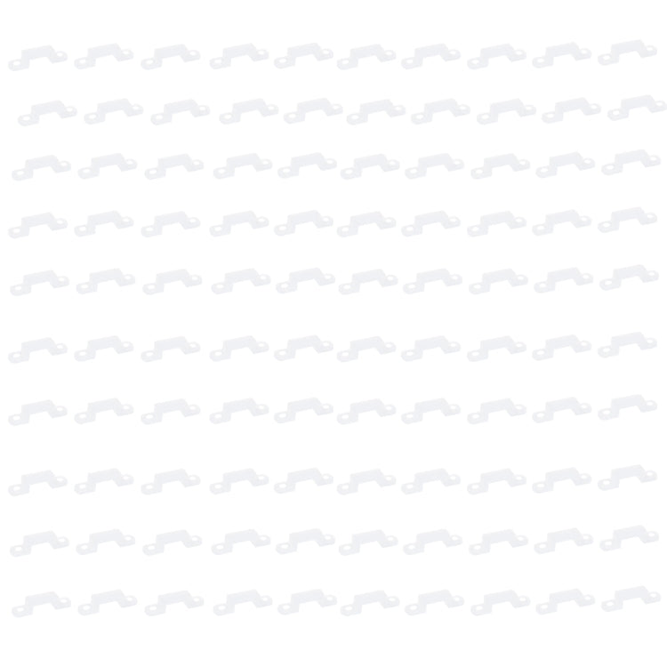 100 PCS 12mm Width Silicone Clip for Fixing Casing SMD 5050 / SMD 3528 LED Strip